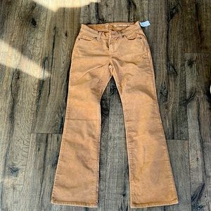 Gap teen boot cut size 12 corduroy low rise khaki